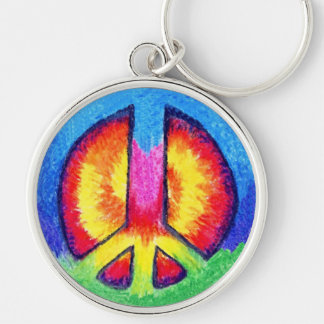 Llavero Paz de Tie~Dyed
