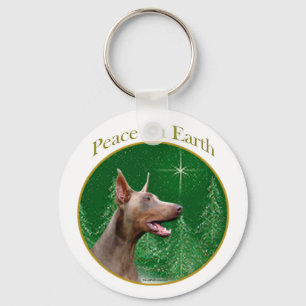 Llavero Paz del Pinscher del Doberman (Isabel)