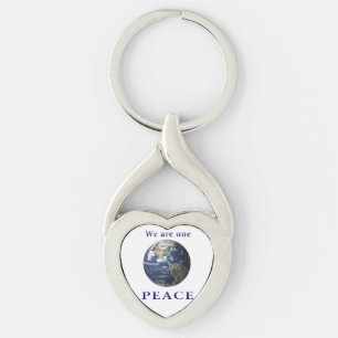 Llavero Paz en la Tierra