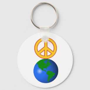 Llavero Paz en la Tierra