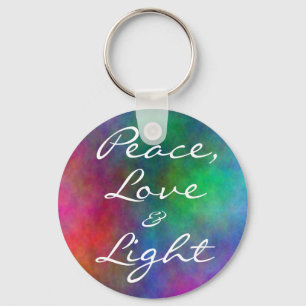 Llavero paz etérea, amor, y, luz