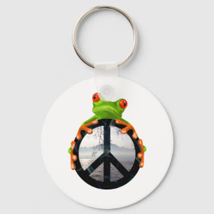 Llavero paz frog1