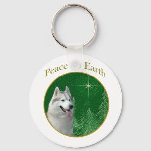 Llavero Paz Husky Siberiana