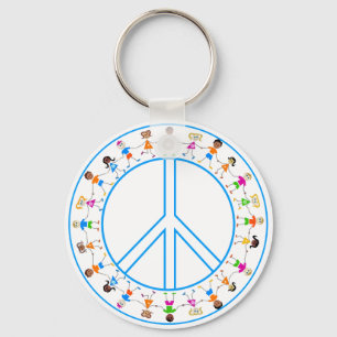Llavero Paz - niños en todo el mundo