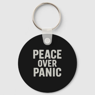 Llavero Paz Por Pánico. Estúico, Vintage, Motivacional, Qu