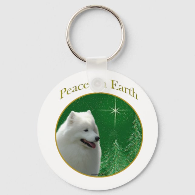 Llavero Paz Samoyed (Anverso)