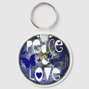 Llavero Paz y amor - Keychain