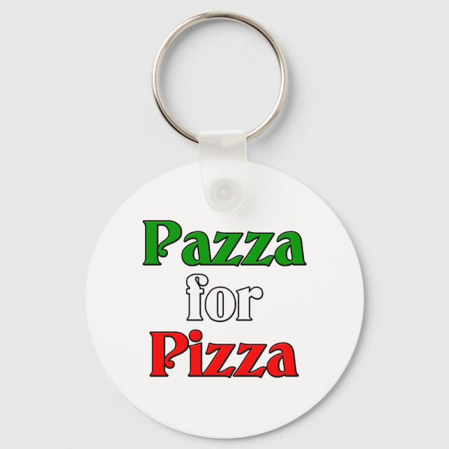 Llavero Pazza for Pizza (Anverso)