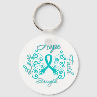 Llavero PCOS Hope Motto Mariposa
