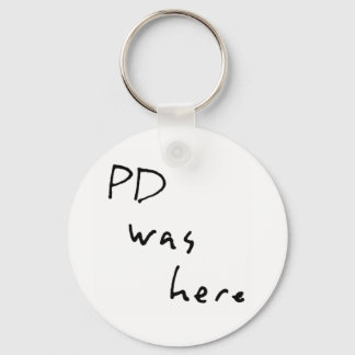 Llavero "PD estuvo aquí" Keychain