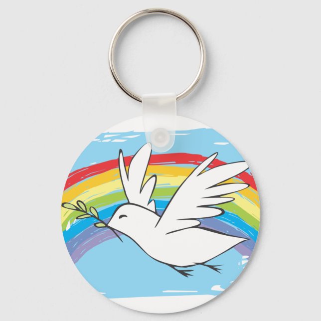Llavero Peace Dove (Anverso)