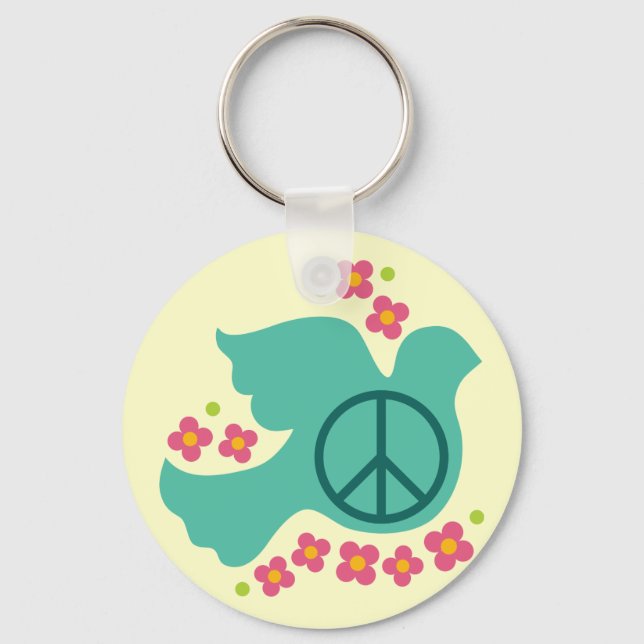 Llavero Peace Dove (Anverso)