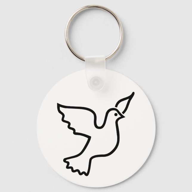 Llavero Peace Dove (Anverso)