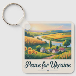 Llavero Peace for Ukraine. keychain