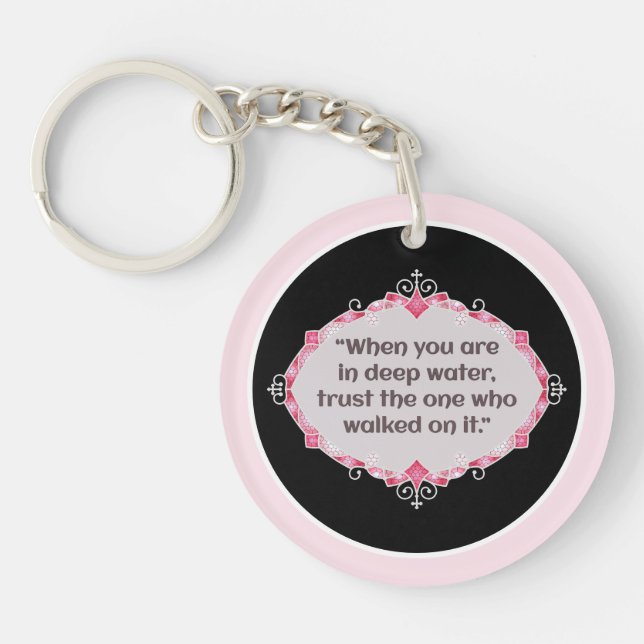 Llavero Peace in deep waters (Frente)