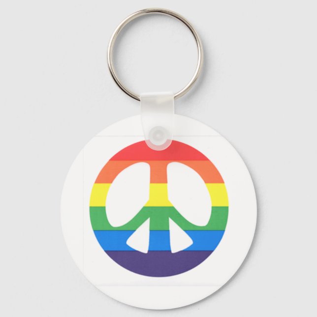 Llavero Peace love (Anverso)