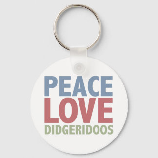 Llavero Peace Love Didgeridoos