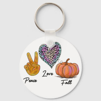 Llavero Peace Love Fall