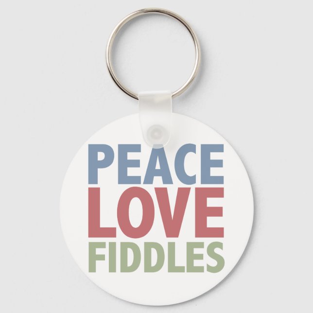 Llavero Peace Love Fiddle (Anverso)