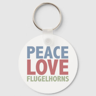 Llavero Peace Love Flugelhorns