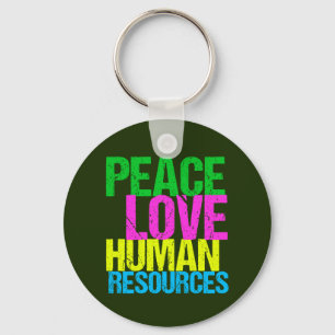 Llavero Peace Love Human Resources