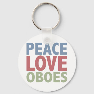 Llavero Peace Love Oboes