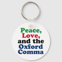 Peace Love Oxford Comma English Grammar Humor