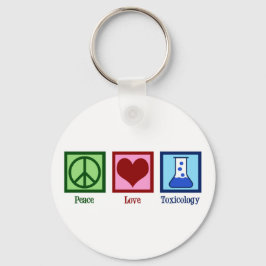 Llavero Peace Love Toxicology