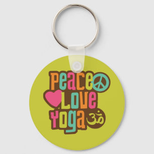 Llavero Peace Love Yoga