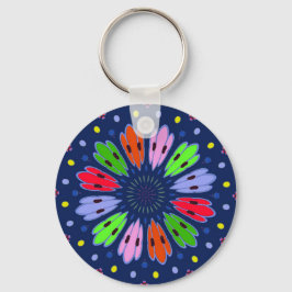 Llavero Peacock Feathers