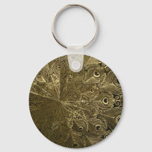 Llavero Peacock metal tray