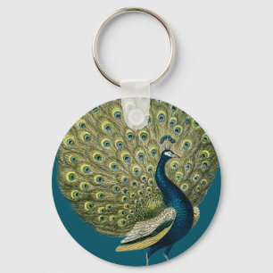 Llavero Peacock vintage