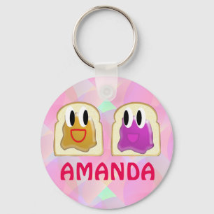 Llavero Peanut Butter and Jelly Keychain
