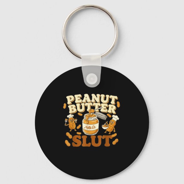 Llavero Peanut Butter Funny Peanut Butter Lovers Apparel  (Anverso)