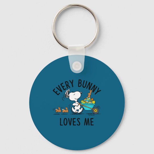 Llavero Peanuts - easter - every bunny loves me Peanuts -  (Anverso)