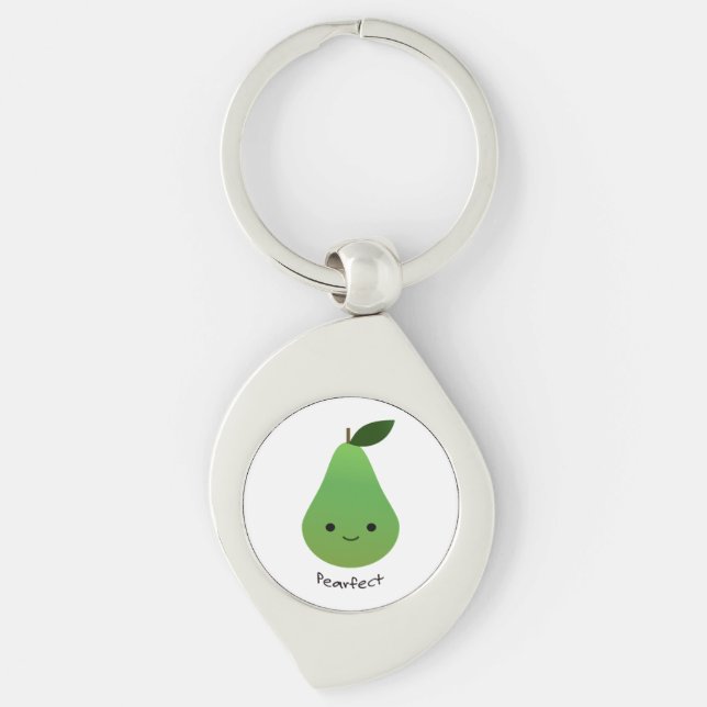Llavero Pearfect Cute Kawaii Pear (Anverso)