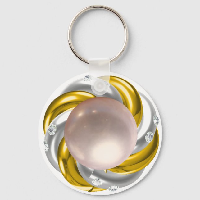 LLAVERO PEARL Y DIAMANTES (Anverso)