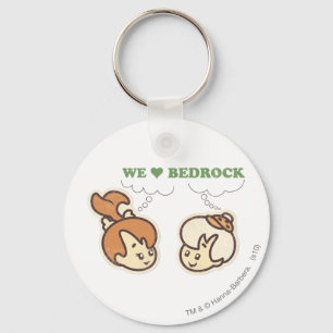 Llavero PEBBLES™ y Bam Bam Love Bedrock