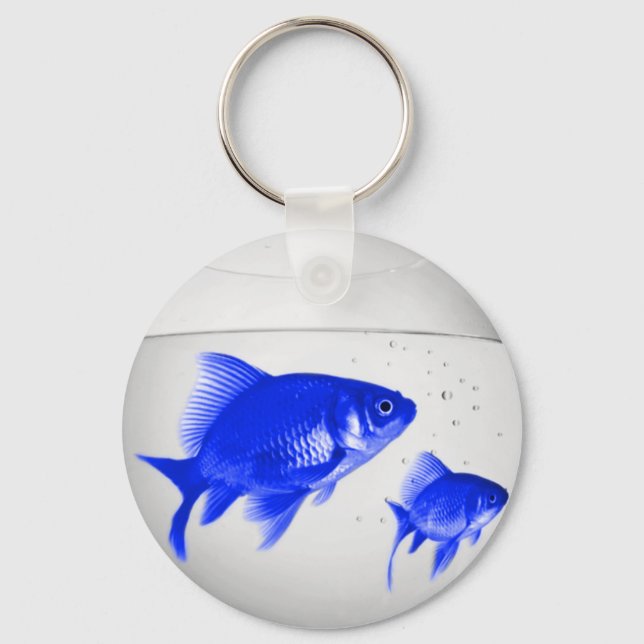 Llavero Peces azules (Anverso)