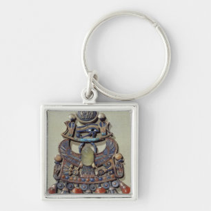 Llavero Pectoral con el pájaro-escarabajo