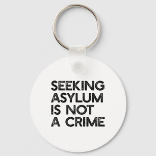 Llavero Pedir asilo no es un meme a favor de los inmigrant