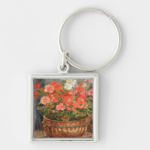 Llavero Pedro geranios de Renoir un en un lavabo de