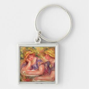 Llavero Pedro un Renoir el   dos mujeres en blusas azules
