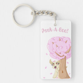 Llavero ¡Peek-A-Boo Puppy Keychain!