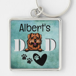 Llavero Peeking personalizado de Norfolk Terrier