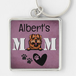 Llavero Peeking personalizado de Norfolk Terrier
