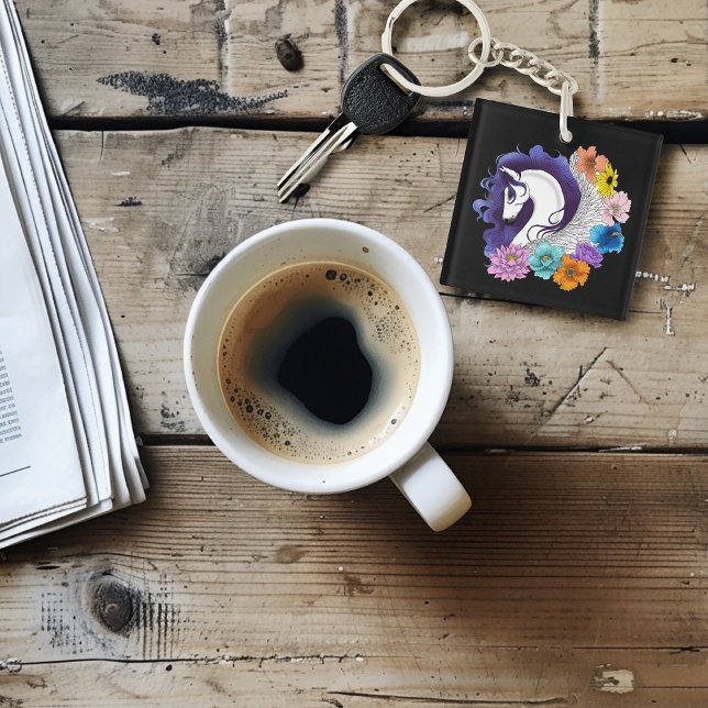 Llavero Pegasus Black Floral (Subido por el creador)