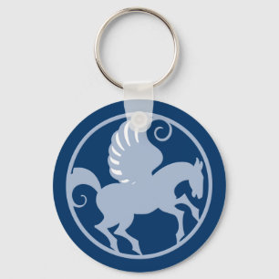 Llavero Pegasus en el círculo en circle