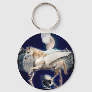 LLAVERO PEGASUS Y RAVEN NEGRO