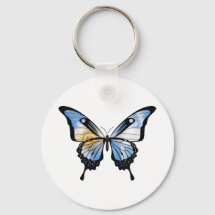 Llavero Pegatina de Bandera de Mariposa de cola Swallowtai